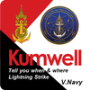 Kumwell Lightning Warning Version Navy ไอคอน