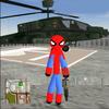 Flying Spider Stickman Super Rope Hero Gangstar ไอคอน