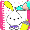 Coloring games for kids Learn & painting games ไอคอน