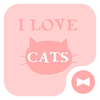 I Love Cats  ธีม +HOME ไอคอน