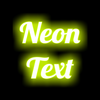 Neon Text On Photo ไอคอน