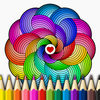 Mandalas coloring pages ไอคอน