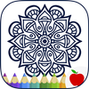 Adult Coloring Books: Mandalas ไอคอน