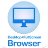 Desktop FullScreen Web Browser ไอคอน