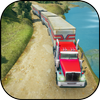 Road Train Truck Driving Sim: Long Trailer Cargo ไอคอน