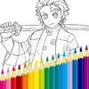 Demon Slayer Game Coloring Book ไอคอน