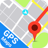 GPS แมพ มีชีวิต การนำทาง ไอคอน